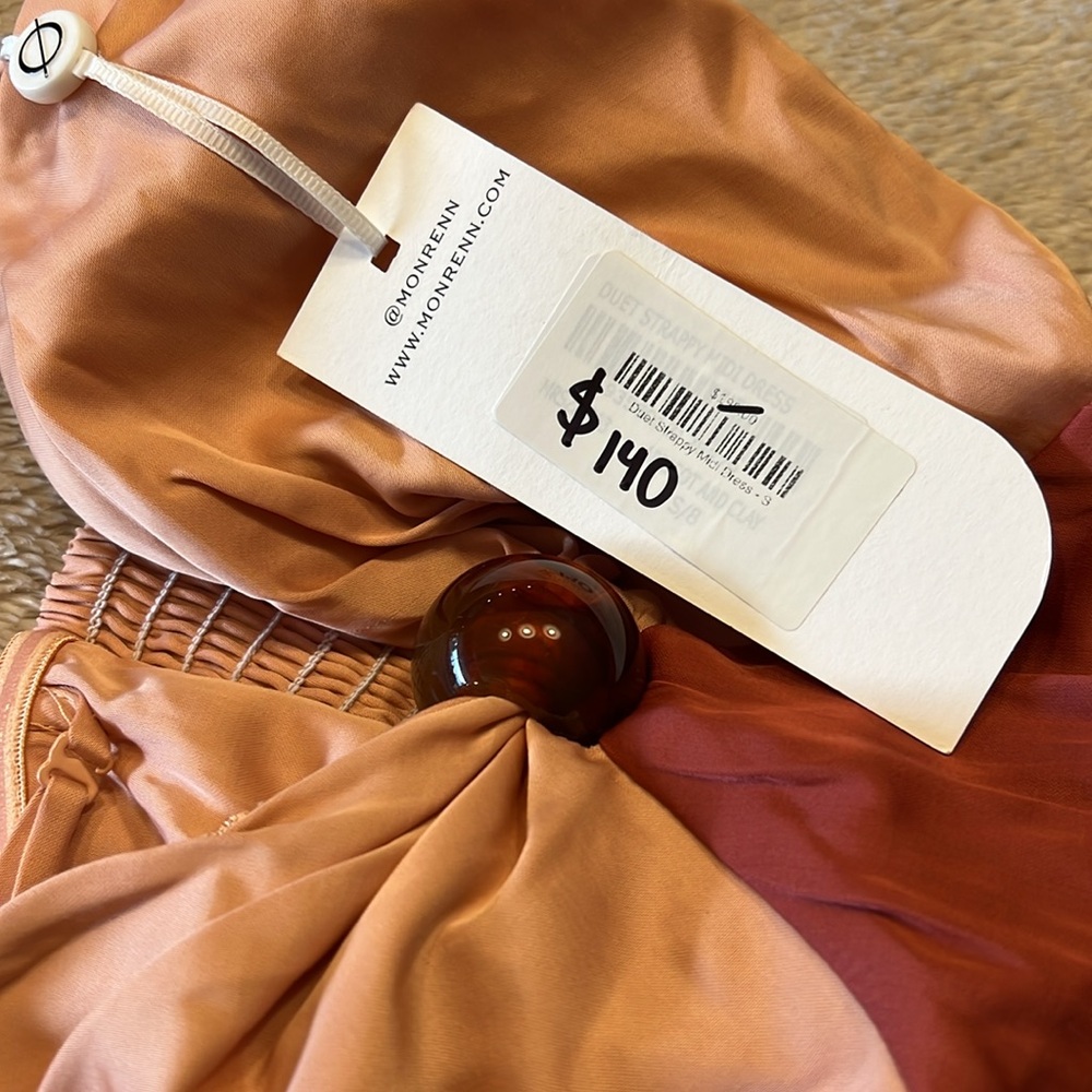 MON RENN Duet Strappy Midi Dress - Picture 17 of 17